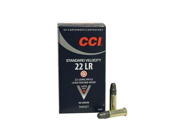 CCI Standard classic kal .22LR Lead round nose