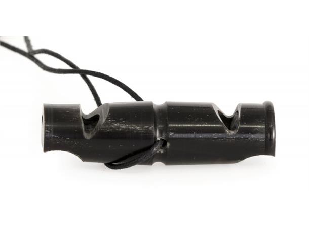 Fløyte m/2 toner svart 7,1cm