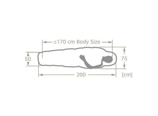 Sioux 800 II S synthetic fibre sleeping bag from Vaude 
