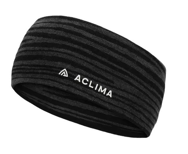 WarmWool Headband Black Motion Onesize 