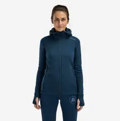 FleeceWool Hooded Jacket W's Midnight Navy