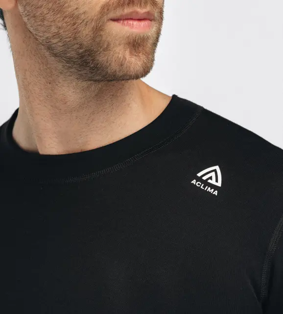 WarmWool Crewneck M's S Jet Black 