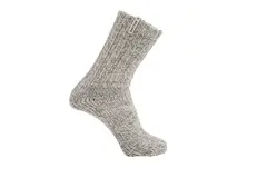 Norwegian Wool Socks Grey/White
