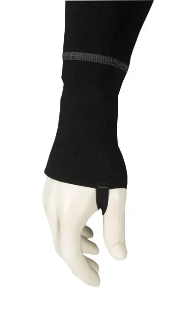 WarmWool Bodypiece, Unisex S Jet Black 