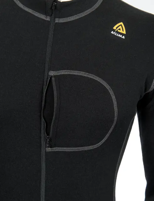 WarmWool Bodypiece, Unisex S Jet Black 
