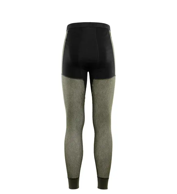 WoolNet Hybrid Longs Man S Jet Black / Olive Night 