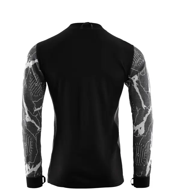 Lars Monsen Femunden crewneck M's Jet Black/Marengo/Femunden Dark S 