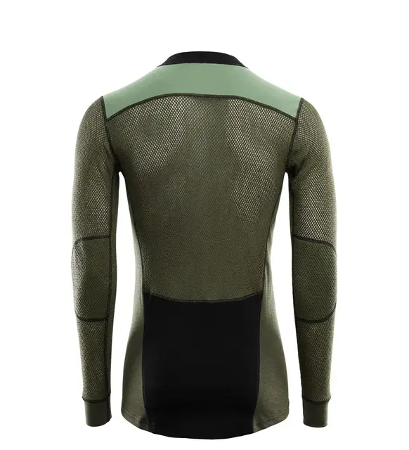 WoolNet Hybrid Crew neck Man S Jet Black / Olive N 