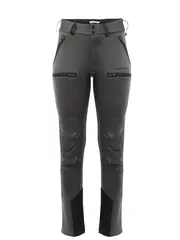 WoolShell pant W&#39;s Gray Pinstripe
