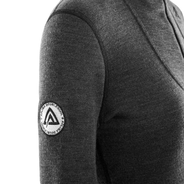 DoubleWool Polo Marengo/JetBlack - XL 
