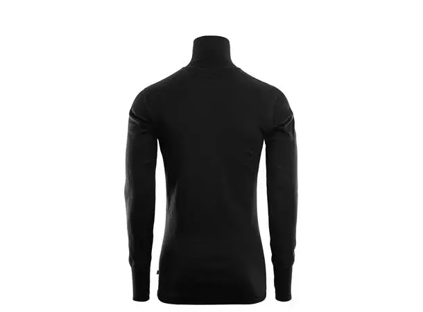 DoubleWool Polo Shirt zip, Man M Jet Black/Marengo 