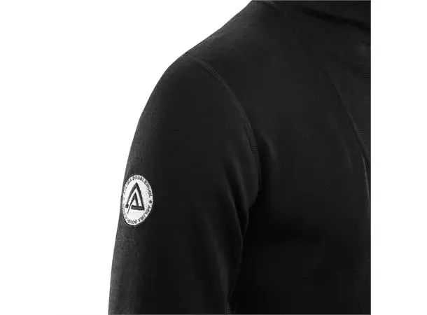 DoubleWool Polo Shirt zip, Man M Jet Black/Marengo 