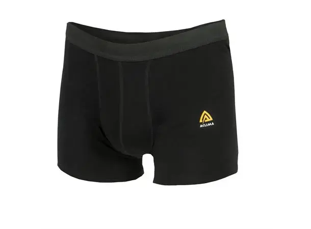 WarmWool Boxer shorts, Man M Jet Black 
