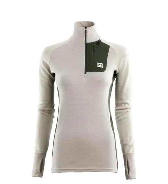 Lars Monsen Femunden polo W's BeigeMelang/OliveNight/FemundenLight S 