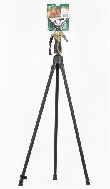 Skytestøtte Tripod, 165cm teleskopiske ben, max lengde 165cm 