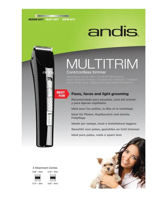 Andis Trimmemaskin Multitrim CLT  Svart 