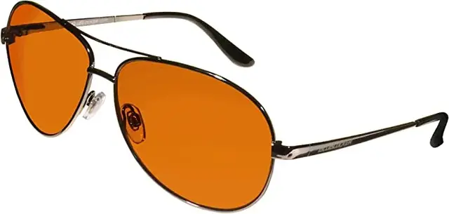 Blublocker Pewter Wire Pilotbrille Polarisert, stålramme 