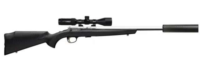 Riflepakke Browning T-bolt Stainless 17HMR 