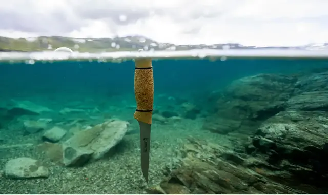 Brusletto Fiskern FISKEKNIV MED FLEKSIBELT KNIVBLAD OG KOR 
