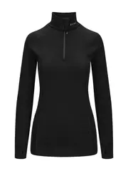 Arctic Zip Polo Shirt W Black