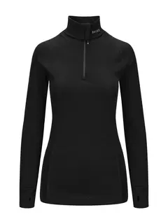 Arctic Zip Polo Shirt W Black