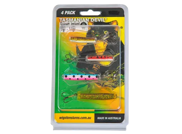 Tasmanian Devil Sluksett innland 7/13,5g 4pk 