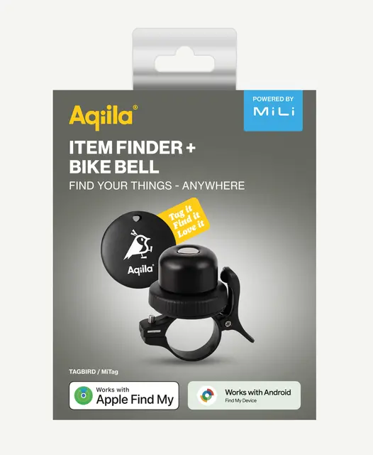 Aqiila Tagbird Ringeklokke m/Sporingsbrikke - Apple og Android 