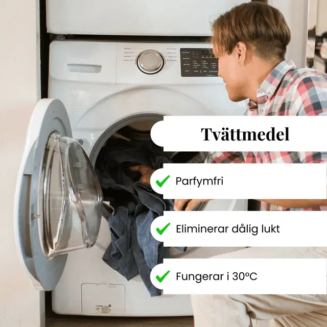 Biocool Wash my Laundry 250ml - Pulver - Vaskemiddel tøyvask 