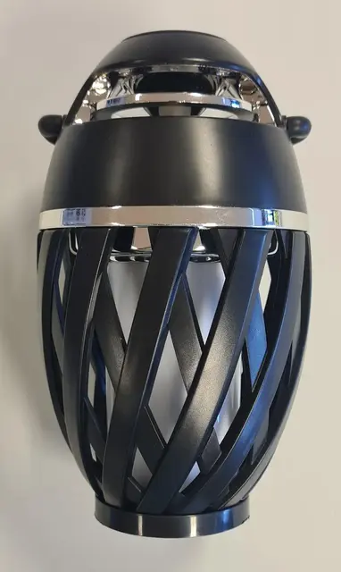 Flammelampe m/Bluetooth høyttaler 