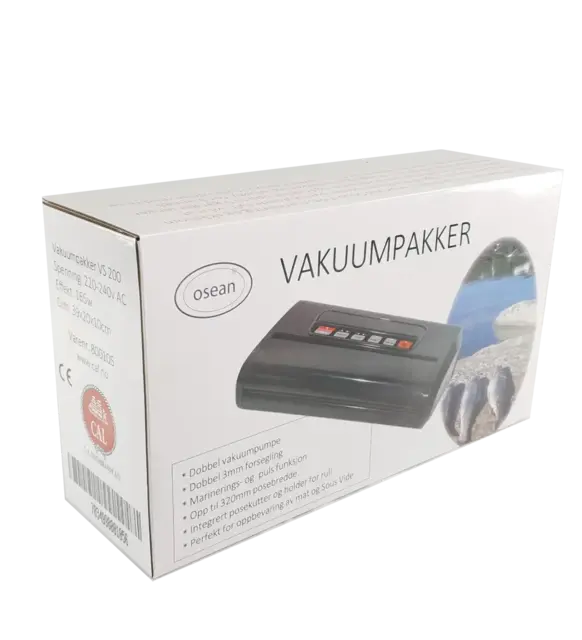 Vakuumpakker Osean VS200 165W 