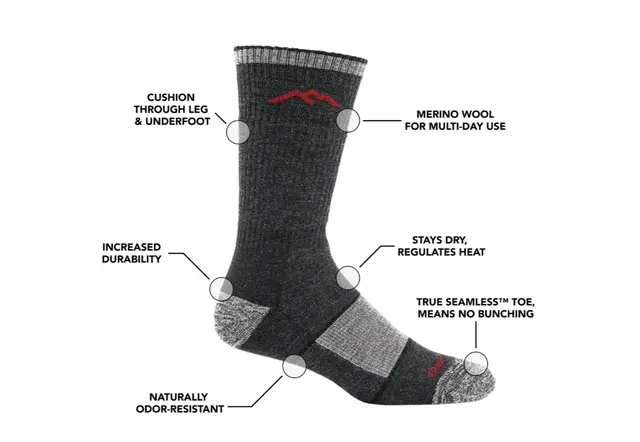 Hiker Boot Sock Midweight Full Cushion 
