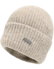Malin Beanie Beige Melange