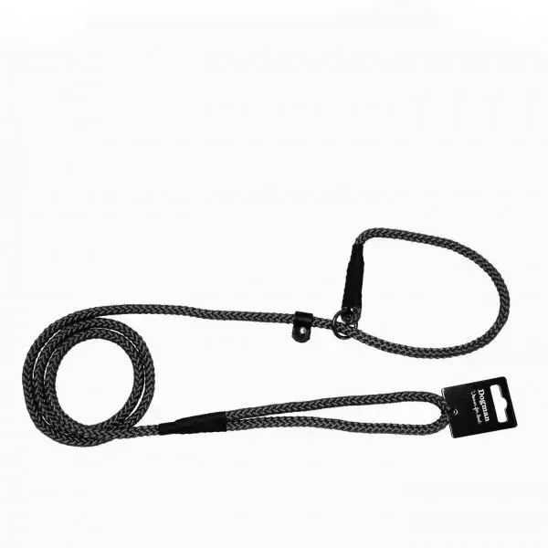 Retriverkoppel Svart 9mm x 160cm 