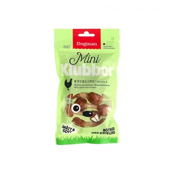 Miniklubber m/Kylling 80g 