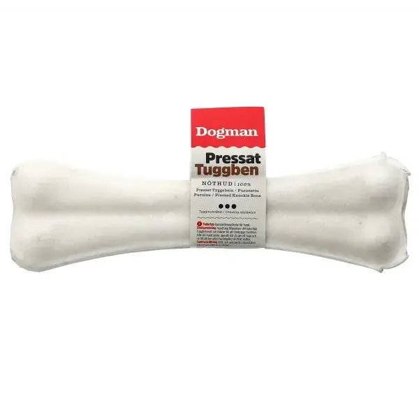 Tyggebein presset Hvit 21,5cm 