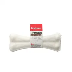 Tyggeben presset hvit,  12 cm