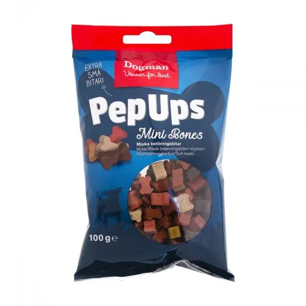 Pep Ups Mini Bones 100g 