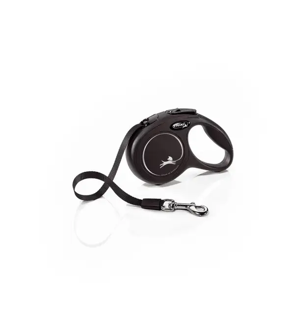 Flexi New Classic Tape Svart 8m L 