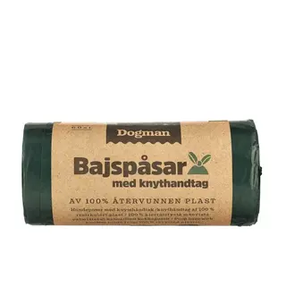 Hundeposer 100% resirkulert plast 60pk Gr&#248;nn