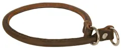 Rundsydd Dressurhalsbånd Brun