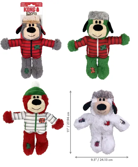 Holiday Wild Knots Bear M/L mix 