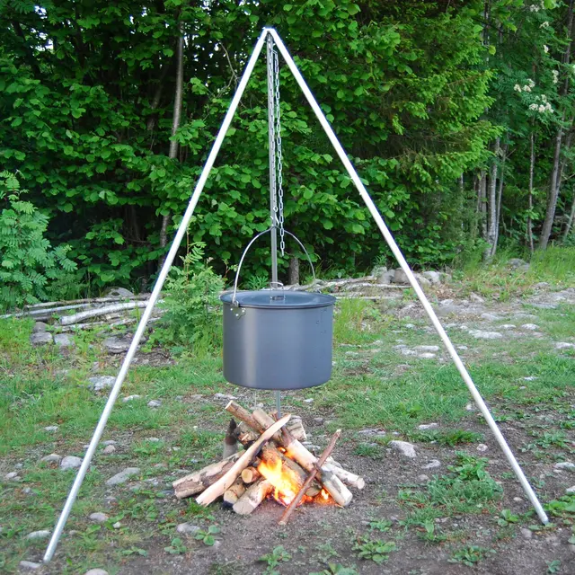 Leirkjele 15L anodisert Stor leirkjele på 15 liter 