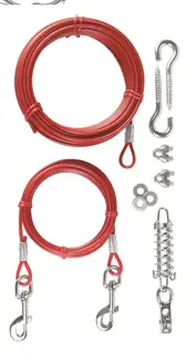 L&#248;pestreng Komplett M/St&#229;lwire 15m