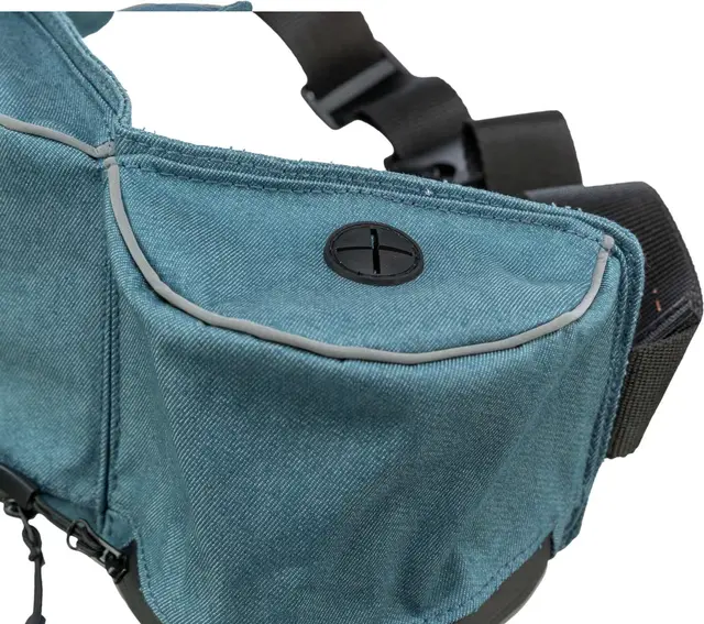 Hip Bag Baggy Belt 62-125cm Grå/Blå 
