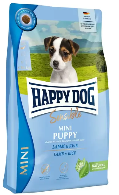 Happy Dog Sensible Puppy Lam & Ris 10Kg 