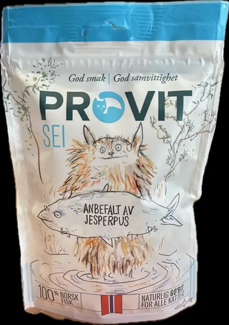 PROVIT Frysetørket Sei 30g Katt 