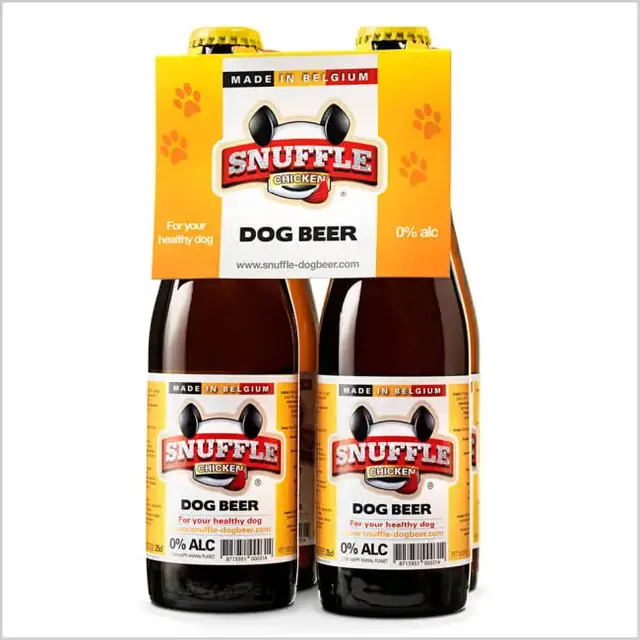 Hundeøl 25cl M/Kylling-Smak Glassflaske 