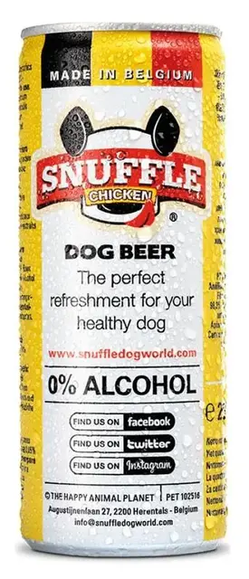 Hundeøl 25cl M/Kylling-Smak i Boks 
