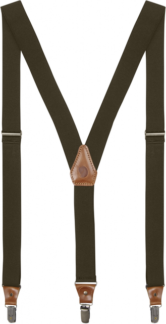 Singi Clip Suspenders Dark Olive 