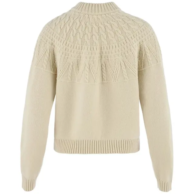 Övik Solid Jacquard Knit W L 